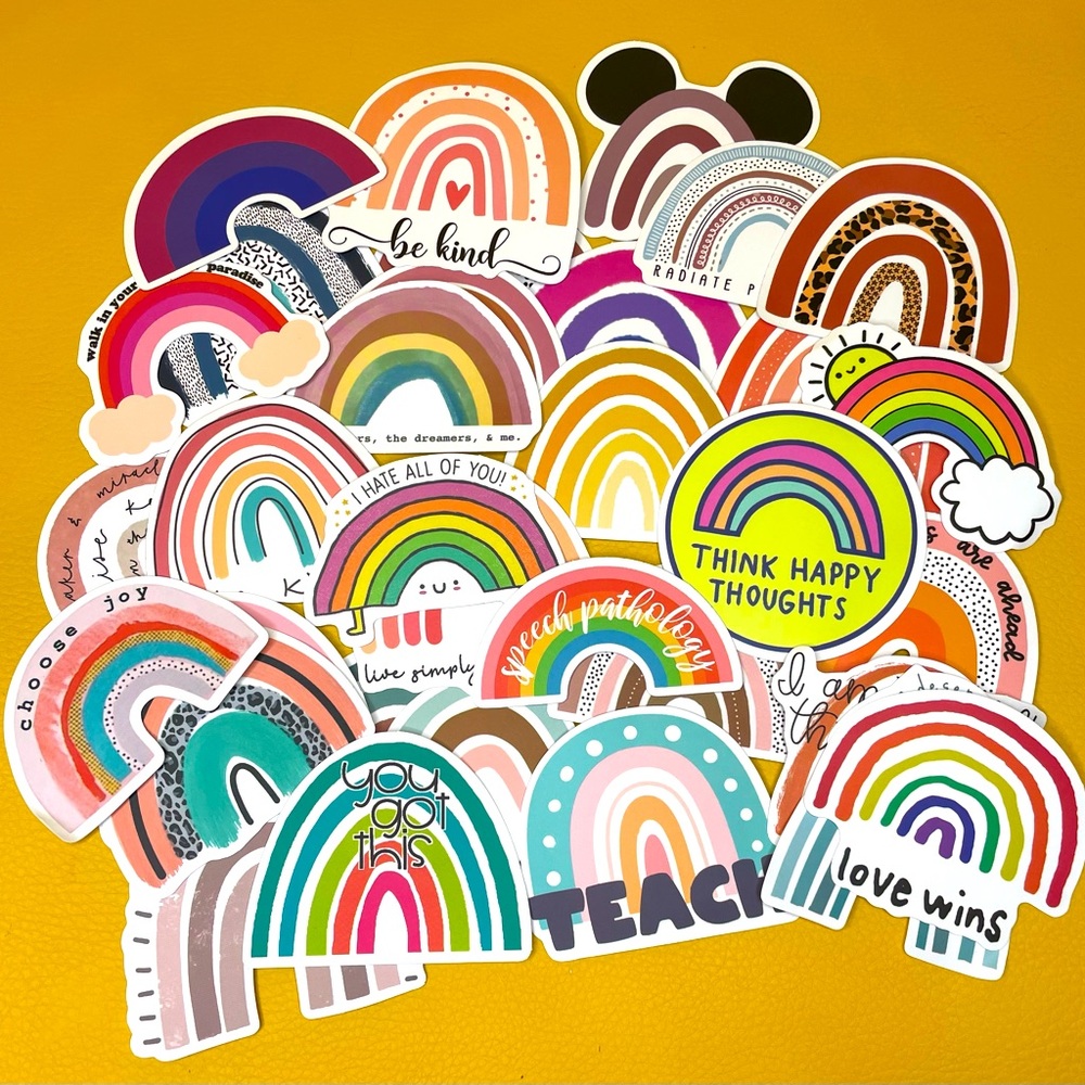 Rainbow stickers